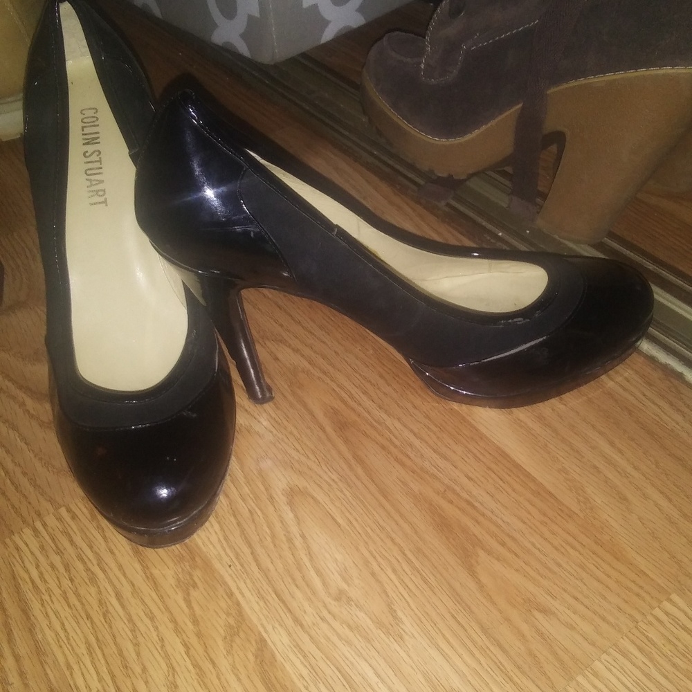 Black stilettos